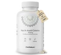 Dieti Natura NAC N-Acetil Cisteína 600 mg - 120 Cápsulas - Antioxidante - Apoyo al Glutatión y Función Hepática - Sistema Inmunitario - Más de 3 Meses de Suministro - Sin OMG