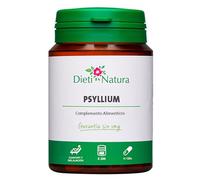 Dieti Natura Psyllium - 200 Cápsulas de Psyllium para Regular el Tránsito y Mejorar la Movilidad Intestinal - Rico en Fibras - Semillas de Ispaghul o Plátano de la India - Garantía sin OMG