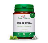 Dieti Natura Raíz de Ortiga - Complemento para Promover la Eliminación Urinaria - Extracto de Hoja de Ortiga que Favorece la Función Renal - Garantía sin OGM ni Gluten (Pack de 1)