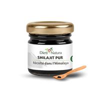 DIETI NATURA Resina de Shilajit Puro del Himalaya con 60% de Ácido Fúlvico 30 Gramos - Energía y Vitalidad Natural en Forma Líquida - Resina Concentrada Sin Aditivos para Apoyo Físico y Mental Diario