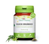 Dieti Natura Silicio Orgánico 200 Cápsulas BIO - Silicio de Origen Vegetal que Fortalece los Huesos y las Articulaciones - Previene el Desgaste Óseo - Apto para Veganos - Garantía Sin OGM