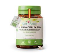 Dieti Natura Sueño Complex BIO 200 Cápsulas de Origen Vegetal - Sueño Complex con Valeriana, Pasiflora y Melisa - Favorece el Sueño y Calma el Sistema Nervioso - Garantía Sin OGM