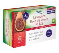 Dielisa Levadura Roja de Arroz Plus – Monacolina K y Ulmaria – 60 cápsulas
