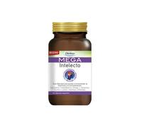 Dielisa - Mega Intelecto, Complemento Alimenticio con Extracto de Bacopa, Ginkgo Biloba, Colina, Taurina, Hierro, Zinc y Vitaminas, Favorece el Foco, la Memoria y la Concentración - 60 Cápsulas