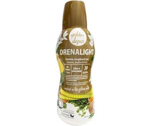 Dietmed | Drenalight Golden Depur - 600 ml Solución Oral | Cúrcuma, Jenjibre y Coco | 30 días