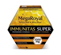 Dietmed Megaroyal Immunitas Súper 20 Viales - Con Jalea Real 2500mg, Vitaminas B, C, D3 y Zinc - Contribuyen al Funcionamiento Normal del Sistema Inmunitario y Energia