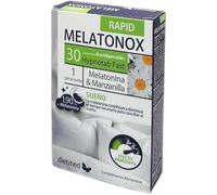 Dietmed | Melatonox Rapid - 30 comprimidos bucodispersables | Hypnotab Fast | Con Melatonina y Manzanilla