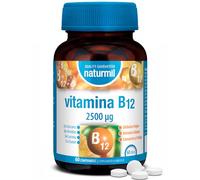 DietMed Vitamina B12 2500 µg, Cápsulas, 60 Unidades, Apoyo Sistema Inmunitario, Sin Gluten, Adultos