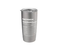 Dietrich Datos de Nutrición Nombre Gracioso Vaso térmico de acero inoxidable de doble pared