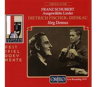 Dietrich Fischer-Dieskau : Lieder de Schubert. Demus.