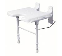 Dietz Asiento plegable para ducha para ahorrar espacio pared montaje Incluye material de montaje