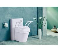 Dietz SmartFix 429112 HMV 33.40.01.1016 - Asiento elevador con reposabrazos (3 alturas, altura regulable), color blanco
