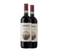 Dievole Petrignano Sangiovese Chianti Classico 75 cl Vino tinto (Caja de 2 Botellas de 75 cl)