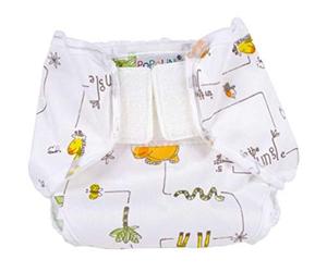 Diewald Popolini popowrap Jungle, cubrepañales, combinable con todos los pañales de tela, talla XL (14 + kg)