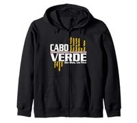 Diez islas Una Persona Ama Cabo Verde Con Mapa Sudadera con Capucha