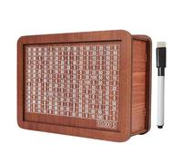 (Diez mil dólares) Caja de ahorro de madera para efectivo, creativa, para el desafío del ahorro en efectivo,