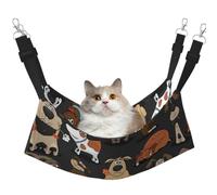 DIEzig Dog Corgi - Hamaca de jaula mediana para colgar, cama suave para gatitos, hurones, cachorros o mascotas pequeñas