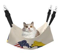 DIEzig Hamaca mediana con forma de corazón USA Venezuela, cama suave para gatito, hurón, cachorro o mascota pequeña