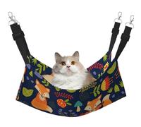DIEzig Lindo animal zorro flor hamaca mediana colgante cama suave para gatito, hurón, cachorro o mascota pequeña