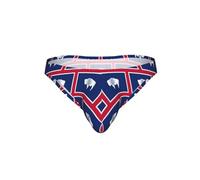 DIEzig Wyoming State Flag Print Soft Stretch - Calzoncillos de bikini para hombre, tiro bajo, ropa interior para uso diario, ajuste suave, cómodo regalo, Negro, 3XL