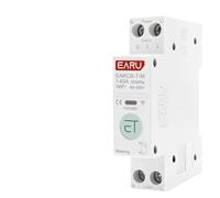 Diferencial Auto Rearmable,Diferencial Disyuntor inteligente WiFi MCB, temporizador 1P+N, 63 A, potencia, energía, KWh, voltaje, medidor de corriente, protector, interruptor de control remoto por voz