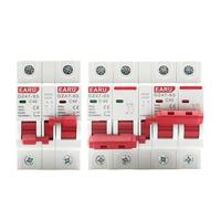 Diferencial Auto Rearmable Disyuntor de transferencia manual doble potencia CA 1P+ 2P+, interruptor desconexión aislamiento riel, MCB 40A 63A(2P 2P,50A)