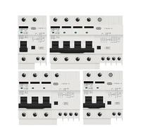 Diferencial Auto Rearmable Disyuntor diferencial RCBO de 230 V CA/400 CA, 30 mA, con protección contra sobrecorriente (6/10/16/20/25/32/40/50/63 A)(3P,6A)