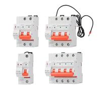 Diferencial Auto Rearmable Interruptor de circuito riel con temporizador y control remoto, interruptor inteligente automático(4P,20A)