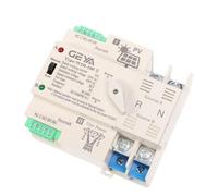 Diferencial Auto Rearmable Interruptor de transferencia automática energía solar 2P 3P 4P 63A AC220V ATS PV System Power to City(PV 110V,4P 63A)