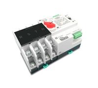 Diferencial Auto Rearmable Riel DIN 3 FASE Ats Interruptor de transferencia automática doble potencia El selector eléctrico cambia la alimentación ininterrumpida 4p 63a 100a 125a(63A)