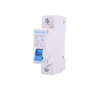 Diferencial Auto Rrearmable Disyuntor 1P De 3 A-125 A CC For Batería Coche Eléctrico, Interruptor Protección Fotovoltaica, Protector Circuito 12 V-125 V Interruptor Diferencial Rearmable(3A)