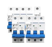 Diferencial Rearmable Disyuntor AC MCB C Curva 230/400V~ 50/60Hz Mini disyuntor 1P 2P 3P 4P 3A 6A 10A 16A 20A 25A 32A 40A 50A 63A(3,40A)
