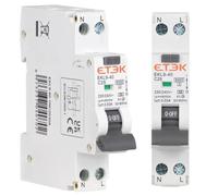 Diferencial superinmunizado 25A 30 mA Clase A SI, 2P, F+N y 6kA, espacio reducido. RCBO 6KA 1P+N 30mA Curva C Type A. Protección sobrecorriente y fugas. Interruptor diferencial Mini super inmunizado