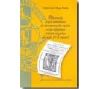 Diferencias Léxico-semánticas De Documentación Escrita En Las Diferentes Órdenes Religiosas Del Siglo XVII Español