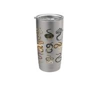 Diferentes tipos de serpientes para los amantes de la serpiente Vaso térmico de acero inoxidable de doble pared