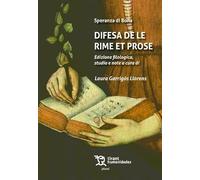 Difesa delle rime e prose. Edizione filologica, studio e note a cura di (Plural)