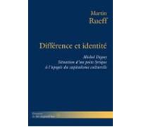 Différence Et Identité (ebook)