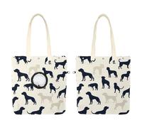 Different Dogs (5) Bolsa de hombro de lona para mascotas, lindo bolso de transporte para gatos, bolsa de transporte portátil para perros pequeños suministros de animales al aire libre viajes