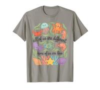 Different Not Less Autism Ocean Friends Cute Camiseta