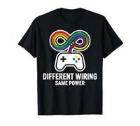 Different Wiring Same Power Neurodiversidad Gaming Camiseta