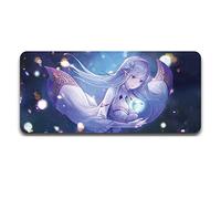 Different World from Zero Alfombrilla de Ratón Anime Gaming Mouse Pad XXL 900x400x3 mm,Impermeable con 3mm Base de Goma Antideslizante,Special-Textured Superficie para Ordenador, PC y Laptop, C
