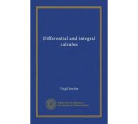 Differential and integral calculus
