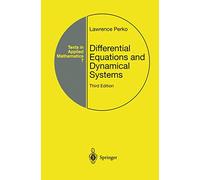 Differential Equations and Dynamical Systems: 7 (Texts in Applied Mathematics)