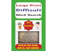 Difficult Word Search Book: Easy to Read Word Search Puzzle Book with Hard Vocabulary Words to Challenge Your Mind | LARGE PRINT, 6x9 inches, 110 ... Gift for Difficult Word Search Enthusiasts