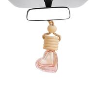 Diffuser Bottle - Diffuser For eessential Oil | Heart-Shaped Glass Perfume Bottle 6ml, Empty Fragrance Aromatherapy Bottle Ornament For Car And Home Decoration, Perfume Oils