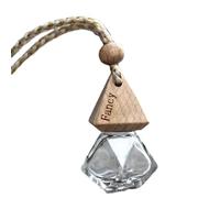 Diffusore Di Olio Essenziale Per Auto - Diffusore Auto Olio Essenziale Appeso, Decorazione Pendente Per Aromaterapia Con Diffusores Di Profumo In Vetro Vuoto