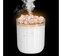 Diffusori di olio di pietra per la casa,diffusori per aromaterapia, Umidificatore a pesante, Luce notturna silenziosa con lampada al sale, umidificatore lampada, umidificataore a pesa