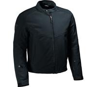 DIFI Brandon Aerotex Urban Chaqueta textil de moto impermeable, negro, tamaño 2XL para Hombres