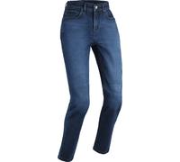 DIFI Cartagena Vaqueros de moto para mujer, azul oscuro, Talla 29/30