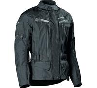 DIFI Compass Aerotex Solid Chaqueta textil impermeable para mujer, negro, tamaño 36